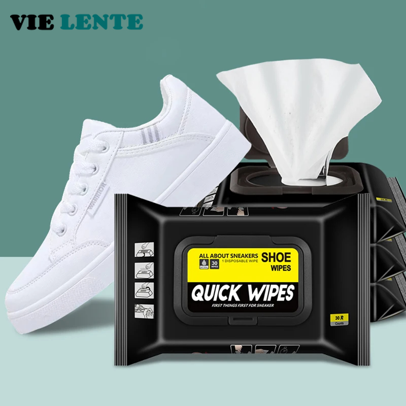 Sneaker Care Cleaning Kit - 12 шт./30 шт. одноразовые салфетки для